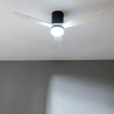 Стельовий вентилятор Cecotec Aero 5600 Aqua White/Black 132 см з LED підсвіткою 20W, Wi-Fi, 6 швидкостей, таймер, режим зима/літо