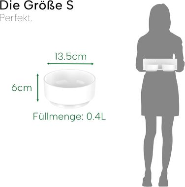 Миска для собак DRAIAX ElegantFeed M з кераміки - стильна та міцна миска для корму, внутрішня поверхня блискуча, зовнішня - матова. Підходить для собак середніх порід.