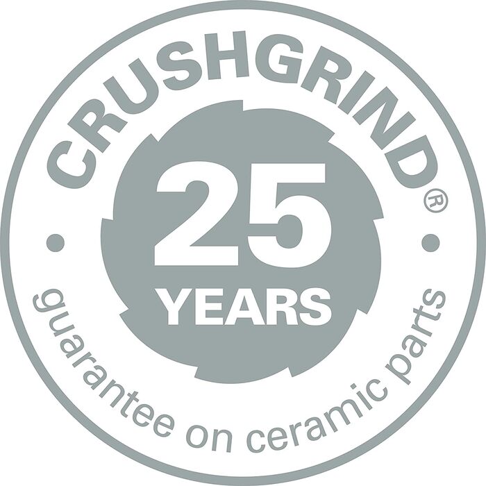 Керамічний механізм для млинка CrushGrind, 260 мм, регульований, для солі, перцю та спецій, 2 шт.