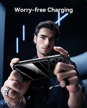 Power Bank Kuulaa Ultra Slim 5000 mAh з MagSafe, Type-C 20W, Швидка зарядка, 7.2 мм, для iPhone 16/15/14/13/12, чорний