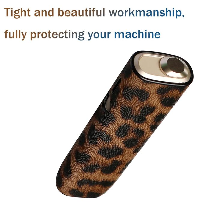 Case compatible with iQOS cigarette holder + (compatible with iluma one/compatible with iluma i one case) PU leather protective cover and accessories, cigarette case pouch.
