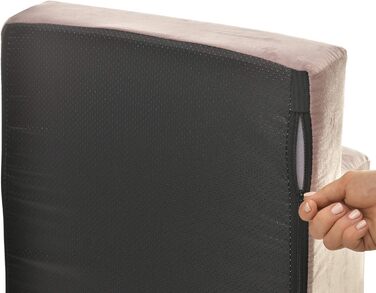 Сходинка для тварин BOUTIQUE ZOO - 30 см | Для собак та котів | 3 сходинки | З велюрової тканини, рожевого кольору