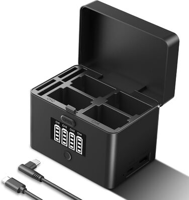 Зарядний пристрій NEEWER Dual USB сумісний з акумуляторами Sony NP-FZ100, для камер Sony ZV-E1, FX3, FX30, A1, A9 II, A7R V, A7S III, A7 IV, A6600, A7C, з LCD дисплеєм