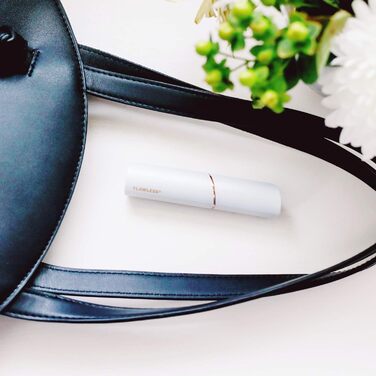 Електричний жіночий триммер для обличчя Finishing Touch Flawless Face - безболісне видалення волосся для чутливої шкіри, білий