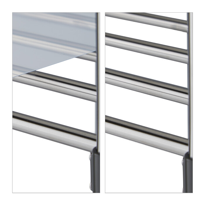 Relaxdays Washing Machine Shelf Metal