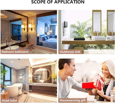 Набір аксесуарів для ванної кімнати Tauzveok: геометричний дизайн, рожевий, 4 шт. (серебряний дозатор мила, попільничка для зубних щіток, мильниця, тримач для зубних щіток)