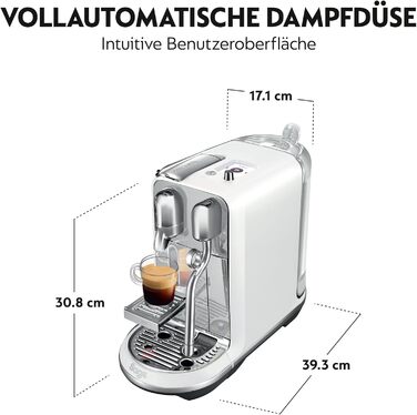 Кавомашина Sage Creatista Plus SNE800, перлинно-біла, автоматична, преміум-клас