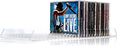 Прозорий акриловий стійка для зберігання CD Record-Happy, компактна, на 25 стандартних коробок