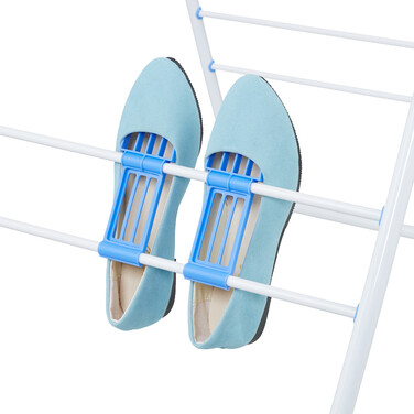 Relaxdays Clothes Drying Rack, Height Adjustable