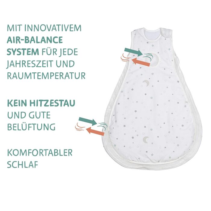 Дитяче приставне ліжечко roba Safe Asleep Sternenzauber 60x120 см, біле, для новонароджених, з бортиком, дерев'яне