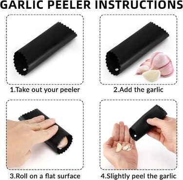 Прес для часнику з нержавіючої сталі з зручною ручкою, для подрібнення часнику та імбиру, безпечний для миття в посудомийній машині