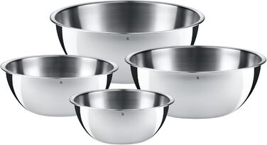 Набір кухонних мисок WMF Gourmet та Schneebesen Set: миски з нержавіючої сталі 0,75л - 2,75л, міксер для збивання, професійний кухонний набір