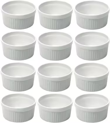 Pack of 12 tartlet molds, Ø 7 cm