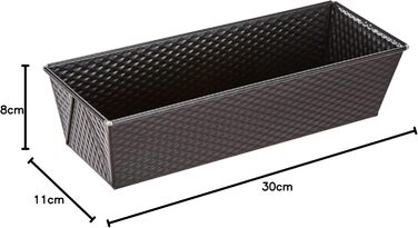 ORIGINAL KAISER Classic Loaf Pan 30 x 11 x 8 cm & Inspiration Mini Loaf Pan 20 cm, small cake pan, small coated baking pan, small King's cake pan for 1/2 recipe portion