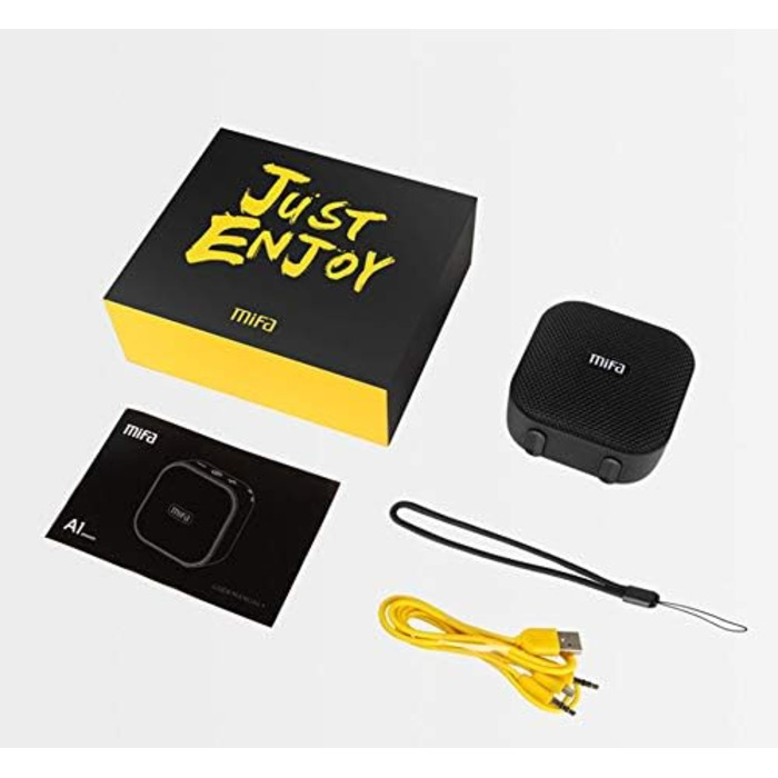 MIFA A1 Mini Bluetooth колонка, TWS, 15 год, IP56, чорна
