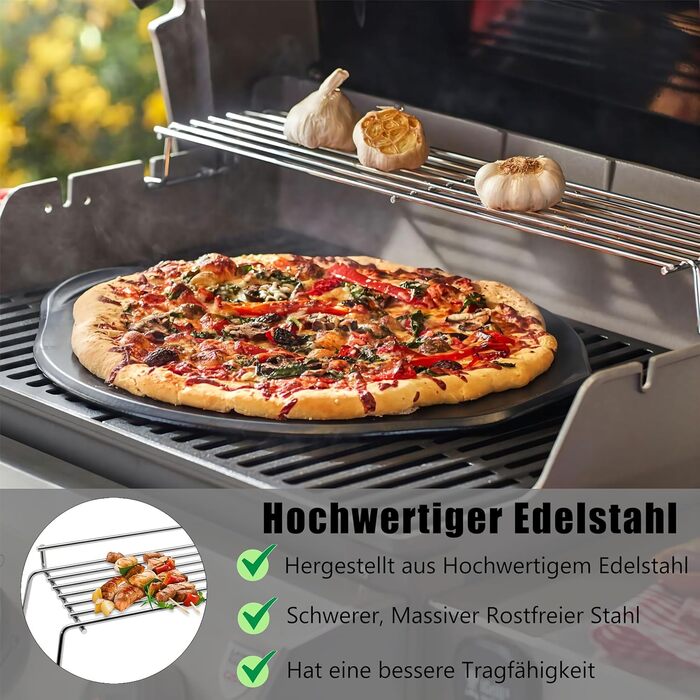 Решітка для гриля Weber Spirit 300 серії (44,5 x 30 см), чавунна, сумісна з E310, E320, E330, SP310, Genesis Silver B/C, замінна частина для Weber II 300