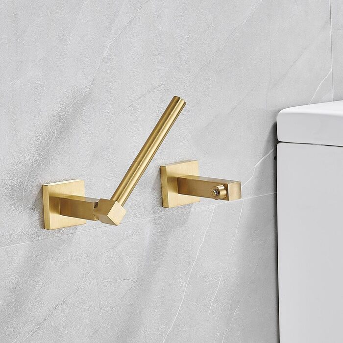 Тримач туалетного паперу вінтажний з латуні з кришкою – настінний, для ванної кімнати, бронзовий (оливковий)