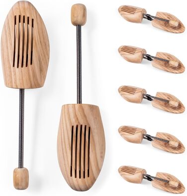 Blumtal Shoe Stretcher for Women and Men - Shoe Expander as Crease and Fold Protector made of Solid Wood, Breathable, Various Sizes, Also for Boots or Sneakers