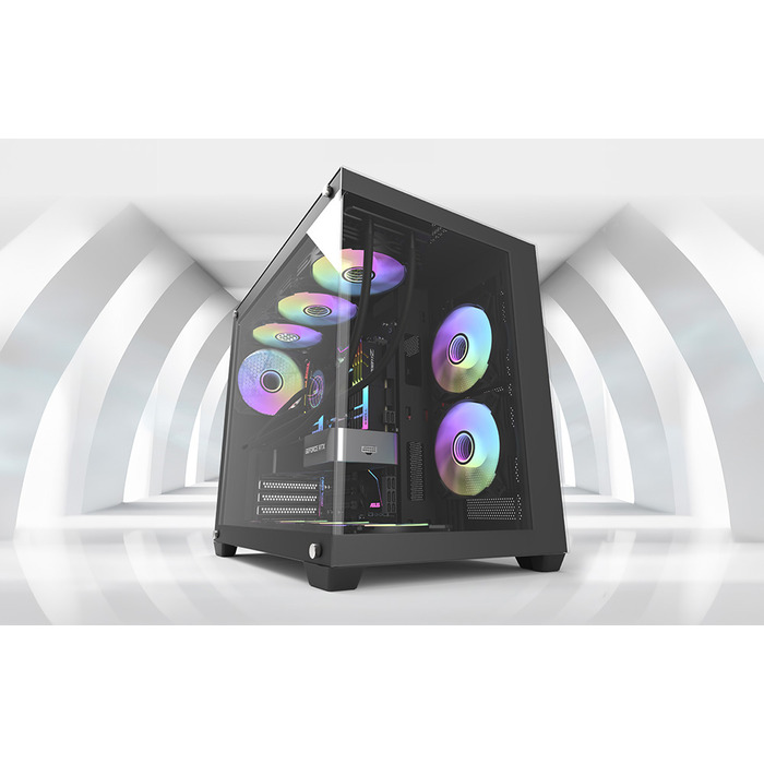 Корпус DarkFlash C285P Cube Case, чорний