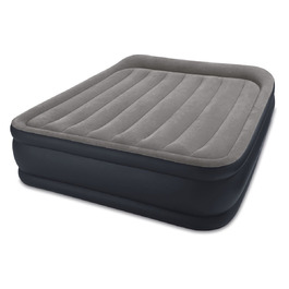 Надувний матрац Intex Deluxe Pillow Rest Queen з вбудованим електричним насосом 152x203x42 см