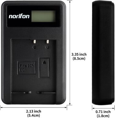 Зарядний пристрій USB Norifon NP-BG1 для камер Sony Cyber-Shot DSC-H50, H55, H70, H90, HX30V, HX5V, HX7V, HX9V, W150, W290, W230, W220, W200, W300, W50 (LCD)