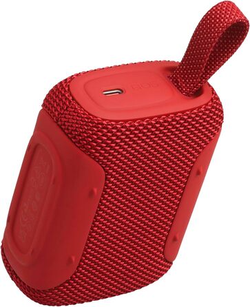 JBL Go 5: Портативна Bluetooth колонка, червоний колір - потужний звук, водонепроникність, до 10 годин роботи