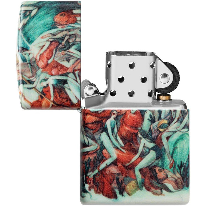 Запальничка Zippo 540 Color із малюнком Marija Tiurina, зелена, універсальний розмір