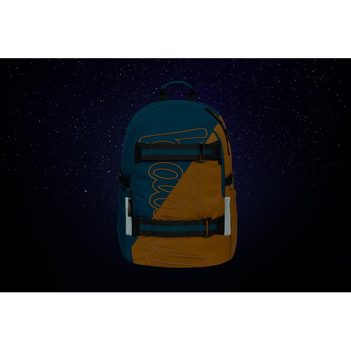 Шкільний рюкзак Baagl для хлопчиків та дівчаток - рюкзак на скейтборді з відділенням для ноутбука та нагрудним ременем (Duo)