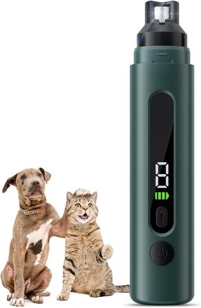 Шліфувальник для собак NEUTYPECHIC з LED-підсвічуванням та LCD-дисплеєм, 5 режимів, для великих, середніх та малих порід