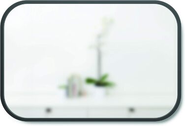 Дзеркало настінне Umbra Hub, 61 см, чорне – для передпокою, ванної кімнати, вітальні