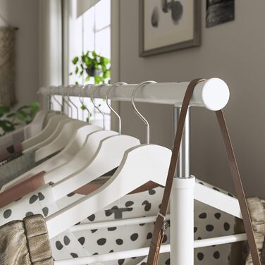 IKEA RIGGA – Вішак для одягу, білий, металевий
