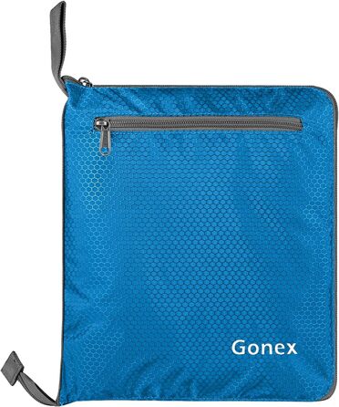 Складний дорожній багаж Gonex 150л блакитний: велика спортивна сумка для подорожей, фітнесу, відпочинку