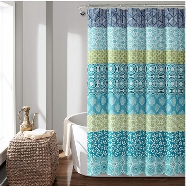 Текстильна штора для ванни Floraweg, 180 x 200 см