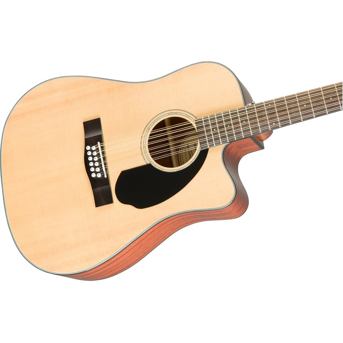 Електроакустична гітара Fender CD-60SCE 12-струнна, з Fishman, 2 роки гарантії, махагоні, палісандр, натуральний колір