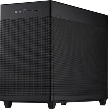 Корпус ASUS Prime AP201 MicroATX чорного кольору (33 літри, підтримка 280/360 мм кулерів, відеокарти до 338 мм, стандартний ATX блок живлення)