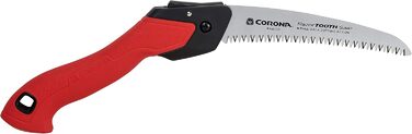 Складна пилка Corona Tools RS16120 17,8 см для обрізки гілок, одноручна вигнута ручна пила для деревини, ріже гілки до 7,6 см