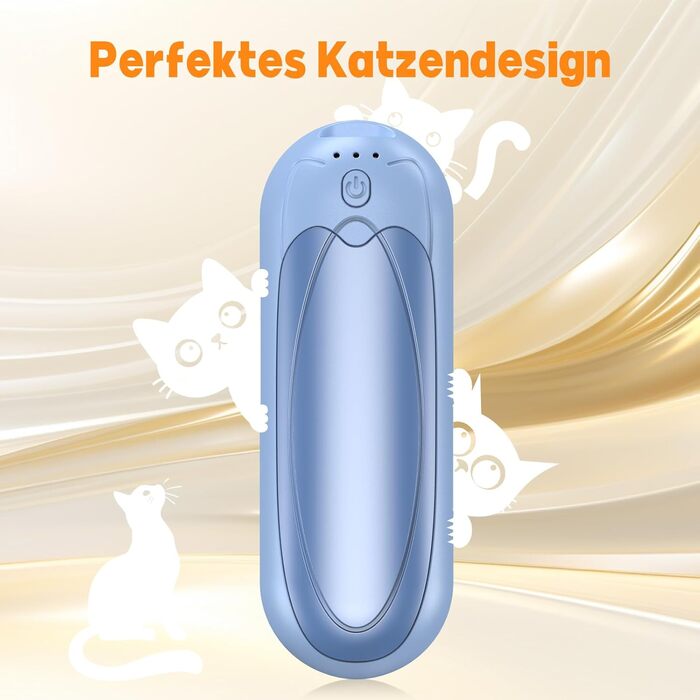 Електричні грілки для рук 2 шт. 7000mAh з 3 рівнями нагріву, портативні магнітні грілки для рук, подарунок на зиму для жінок та чоловіків (2 шт. блакитні)