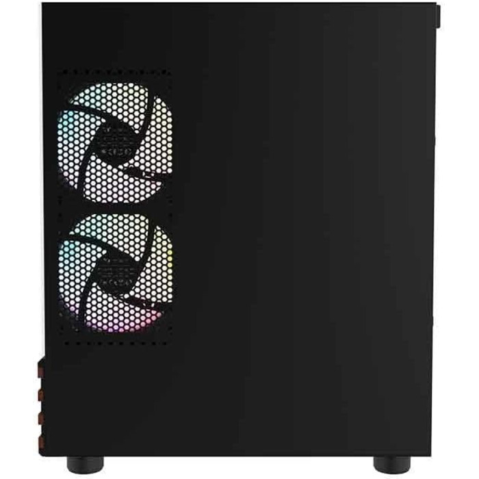 Корпус ПК Thermaltake TG ARGB View 170 Wood Black – Micro-Tower, Tempered Glass, 3x120mm ARGB, Підтримка 240/280mm радіатора