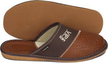 Чоловічі домашні капці BeComfy Leder з вишивкою 
