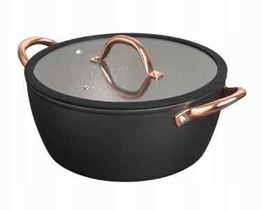 Набір каструль та сковорідок MG Home Rose Gold, 8 предметів, для індукційних плит