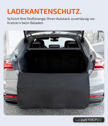Захист для вантажного відсіку автомобіля [з підкладкою & водонепроникний] – універсальний килимок для багажника, підходить для легкових автомобілів та SUV – захист для багажника від бруду та подряпин (100x100 см)