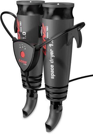 Space Dryer 1.0 Shoe, Textile, and Glove Dryer 240 Volt, Black
