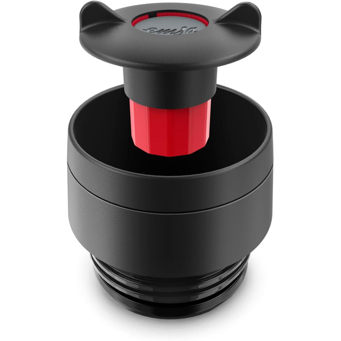 Термокружка Emsa N20220 Travel Mug Classic, 0.5 л, нержавіюча сталь, чорна, з кришкою Comfort-Verschluss, 6 год гаряча, 12 год холодна, 100% герметична, для подорожей