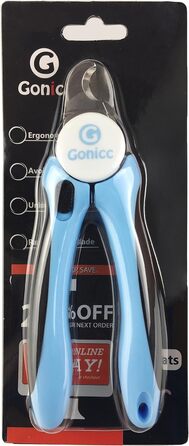 Ножиці для обрізання кігтів собак та котів Gonicc Profi - професійні ножиці з нержавіючої сталі для середніх та маленьких тварин