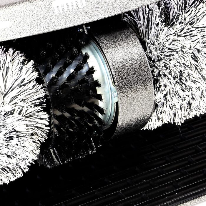 Shoe Polishing Machine, Shoe Polishing Machine, Polisher, Shoe Brush, Polishing Machine, Shoe Buffer, 3 Brushes, HG50056, Anthracite, Width: 40.0 cm x Depth: 24.5 cm x Height: 24 cm