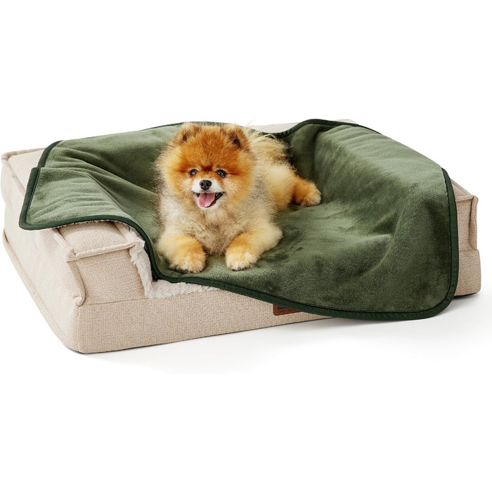 Водонепроникний плед для собак великих порід Lesure, 100x120 см, Outdoor, з Sherpa Fleece, для дому та на вулицю, можна прати, також підходить для котів