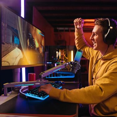 Кріплення для мікрофона TONOR RGB T90LP з підсвічуванням, для стрімінгу та студії