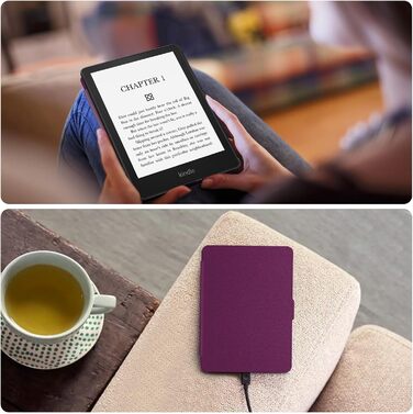 Чохол Fintie для Kindle Paperwhite 11 (2021) 6.8' (M2L3EK/M2L4EK) з авто-сон/пробудженням, фіолетовий