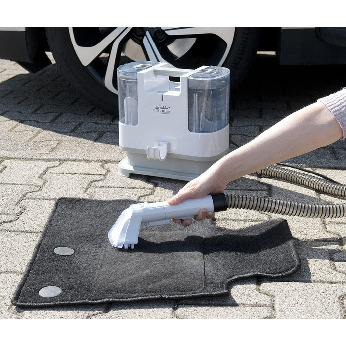 Мийний пилосос Sichler для дому та авто: чищення диванів, крісел, текстилю, 400 Вт, 9 кПа