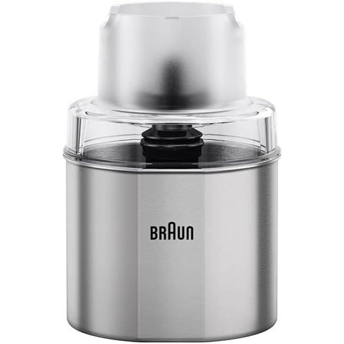 Braun MultiQuick 9 MQ 9187XLI – 5-in-1 Immersion Blender with Food Processor Attachment, Chopper, Masher for Potatoes & Vegetables, and Whisk, Infinite Speed Control, 1200 W, Black/Stainless Steel